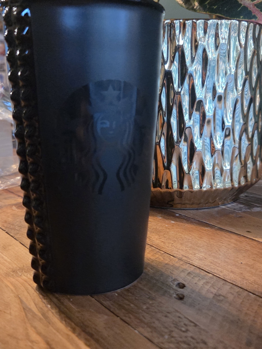 Starbucks Matte Black Studded Tumbler